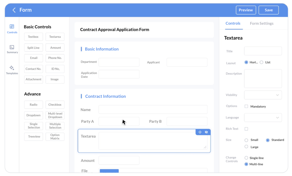 e-Builder Form Design Tool | Weaver