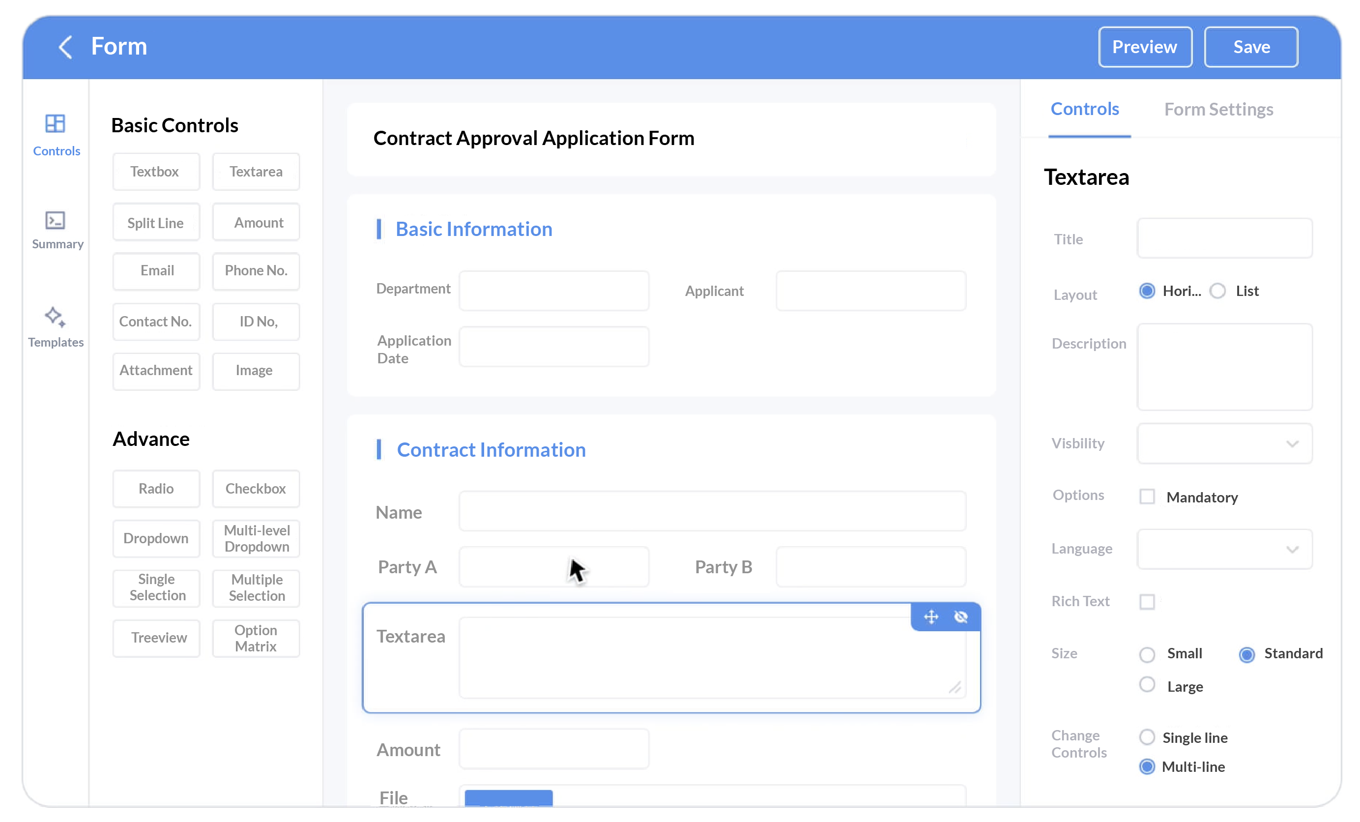 e-Builder Form Design Tool | Weaver