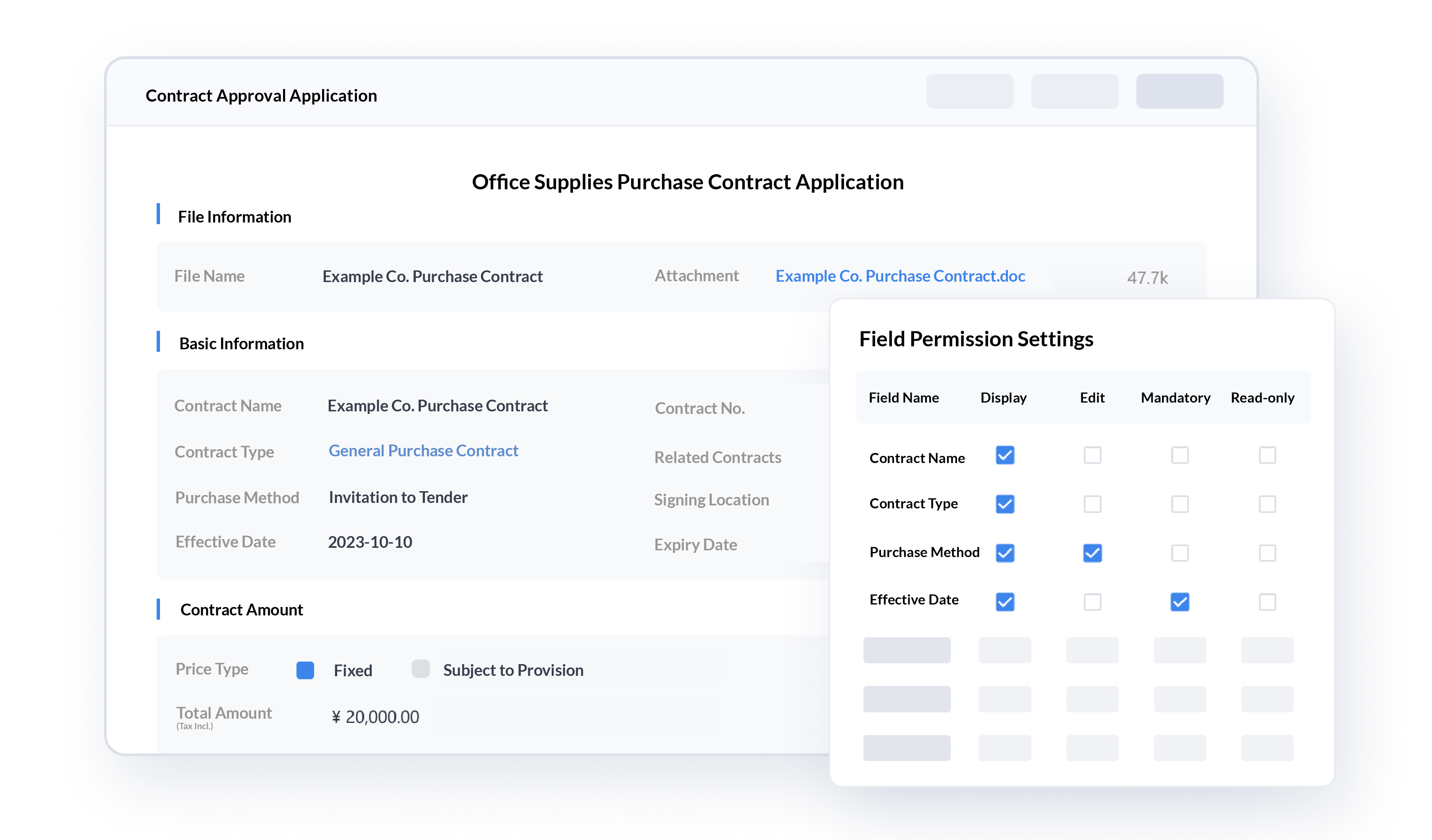 e-Builder Form Engine - Form Permission Settings | Weaver